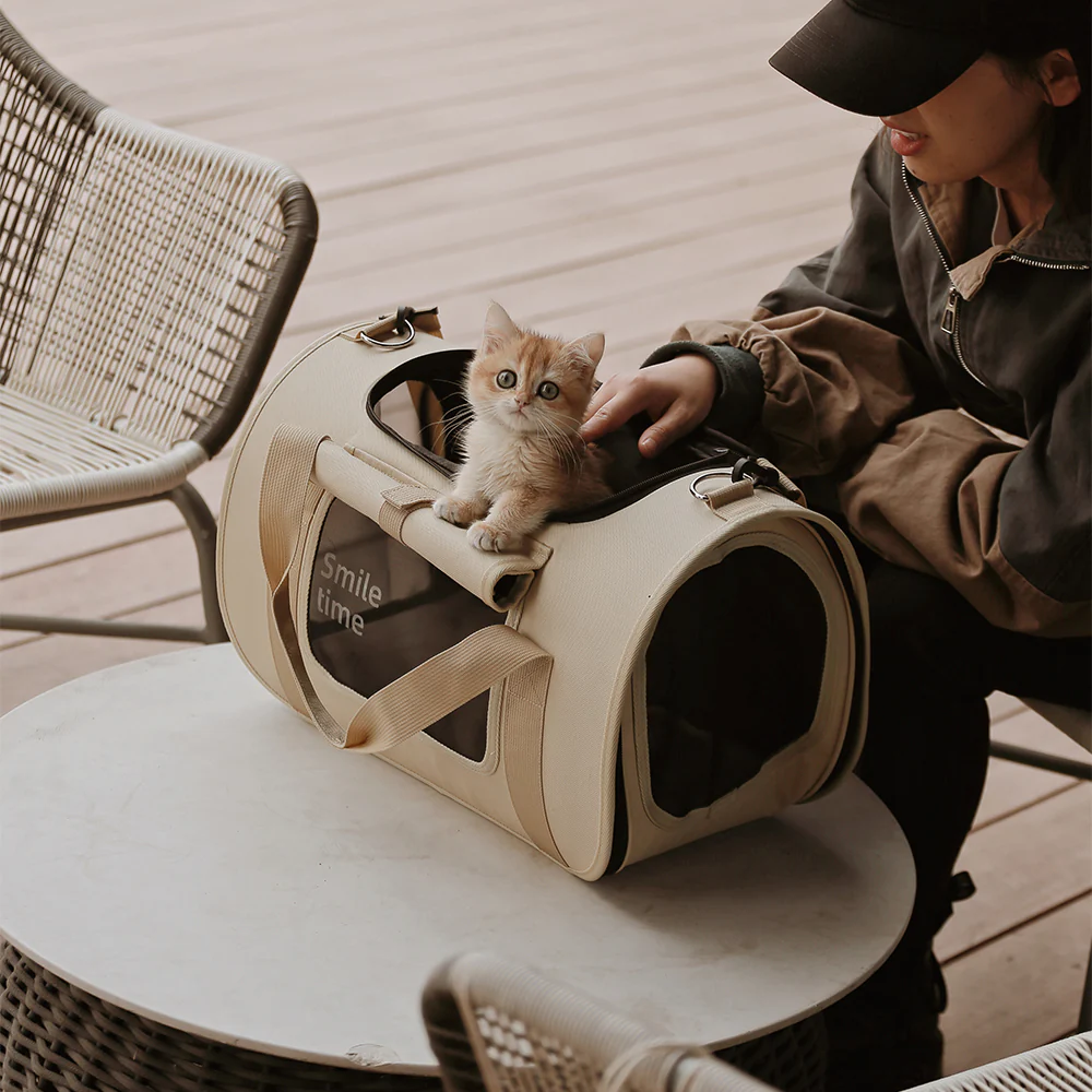 SMILE TIME Amber Autumn Pet Carrier - Large 52.5x29x30cm - Image 4
