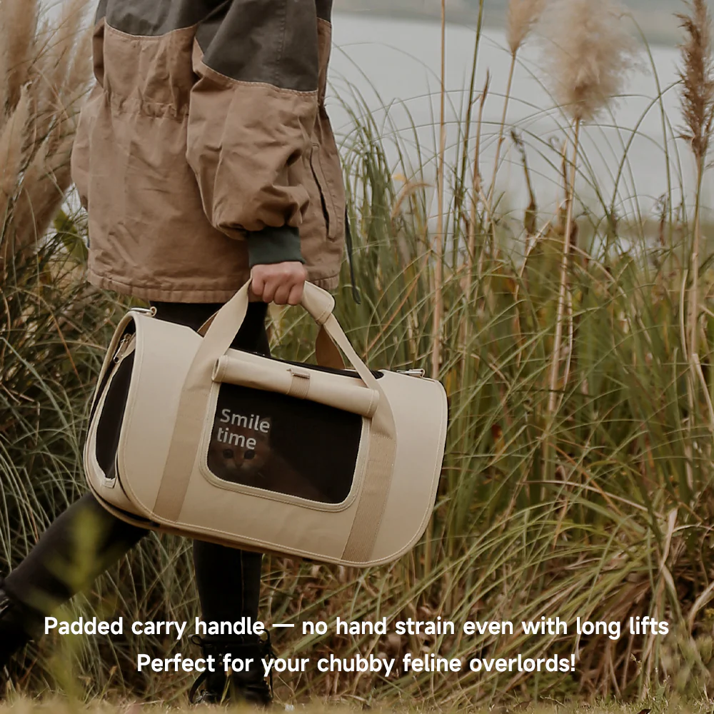 SMILE TIME Amber Autumn Pet Carrier - Large 52.5x29x30cm - Image 6