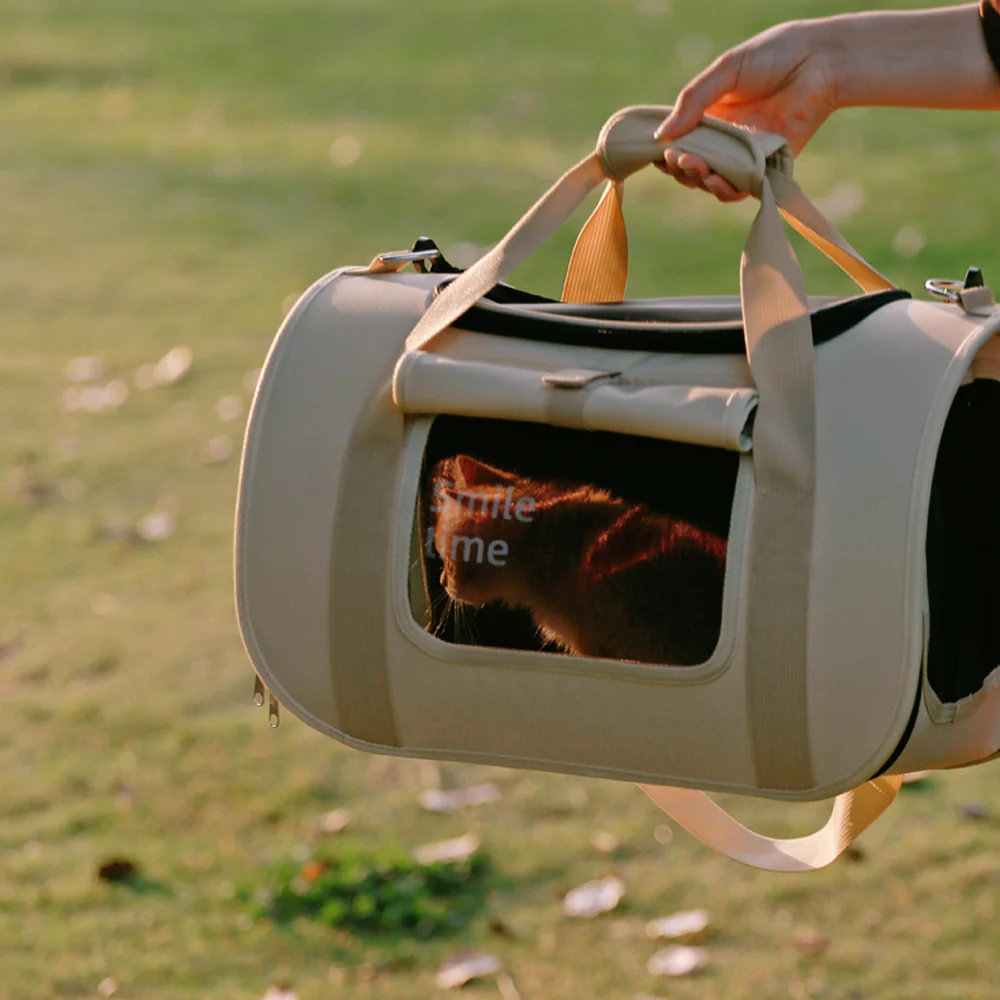 SMILE TIME Amber Autumn Pet Carrier - Large 52.5x29x30cm - Image 9