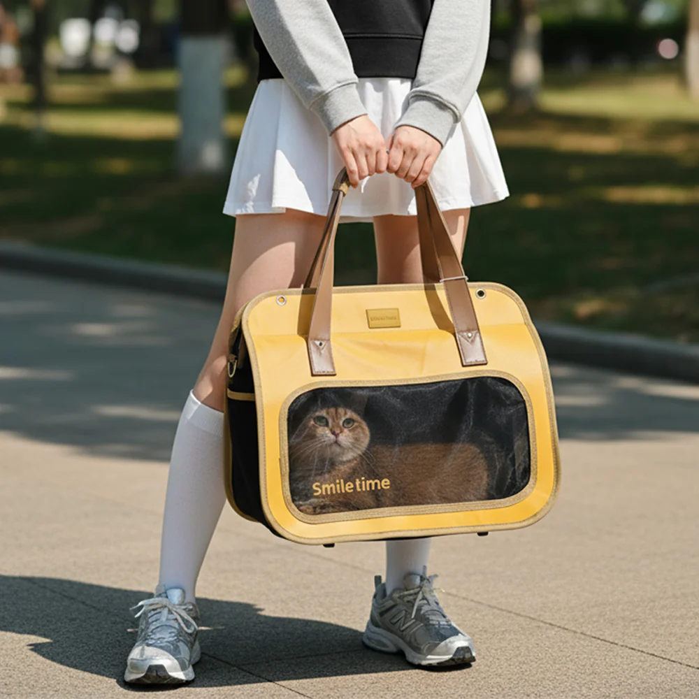 SMILE TIME Amber Vista Panorama Pet Carrier 48x25.5x32.5cm - Image 3