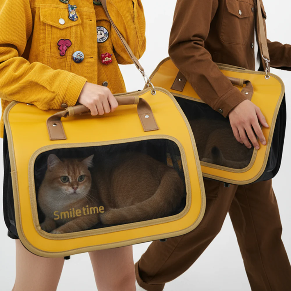 SMILE TIME Amber Vista Panorama Pet Carrier 48x25.5x32.5cm - Image 4
