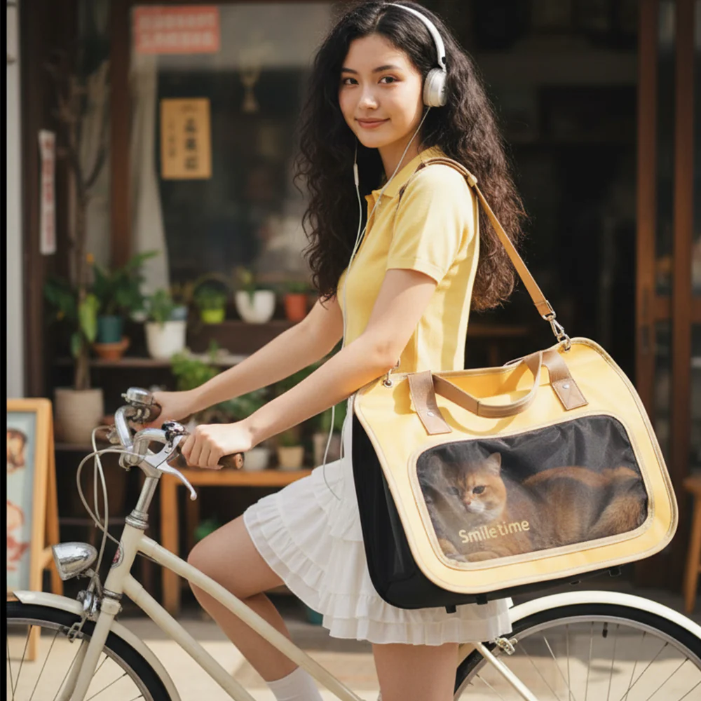 SMILE TIME Amber Vista Panorama Pet Carrier 48x25.5x32.5cm - Image 6