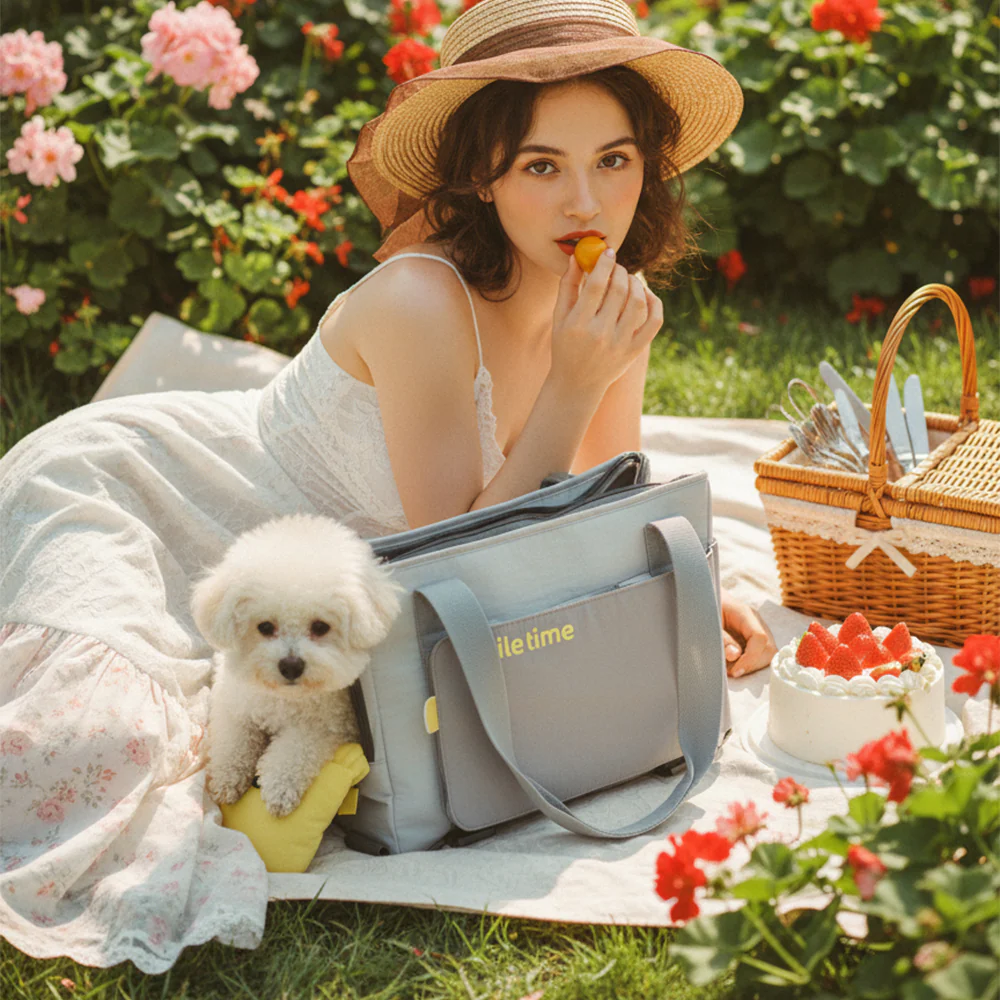 SMILE TIME Ergonomic Head-Out Pet Carrier 40x25x17.5cm - Image 19