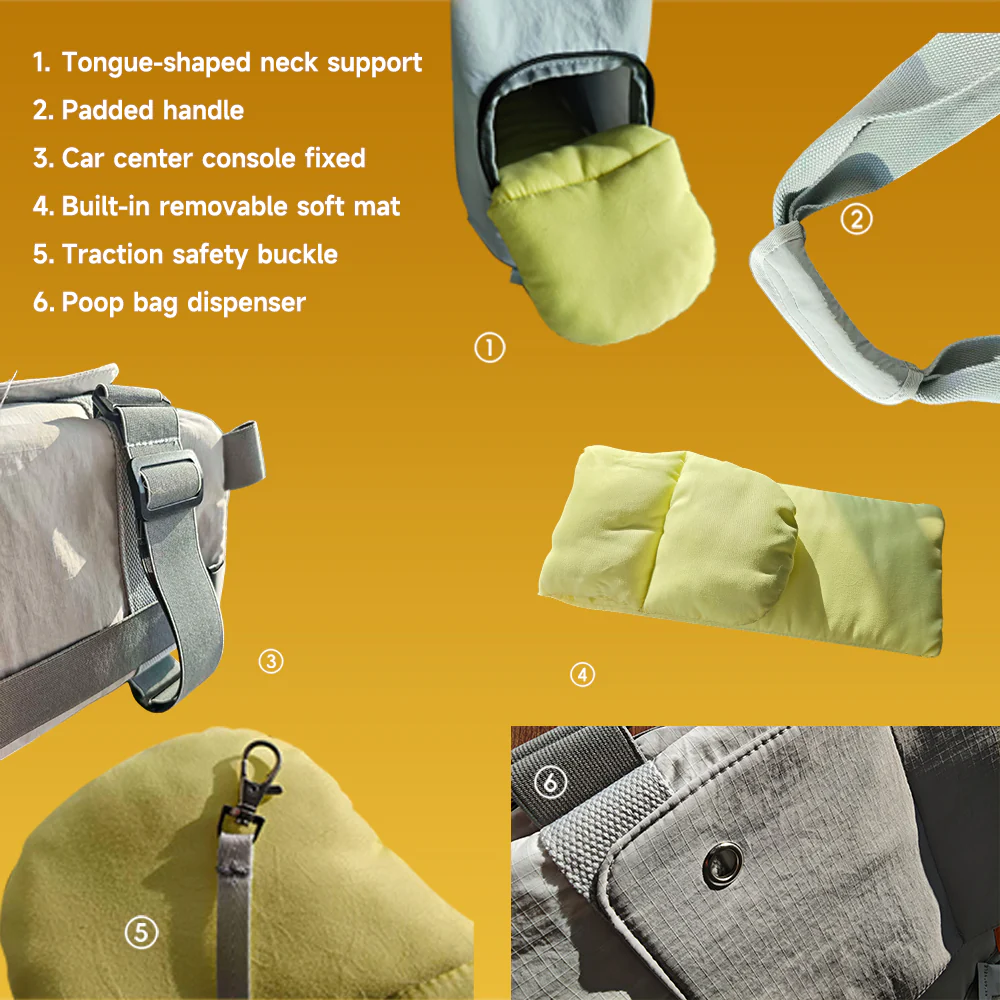 SMILE TIME Ergonomic Head-Out Pet Carrier 40x25x17.5cm - Image 25