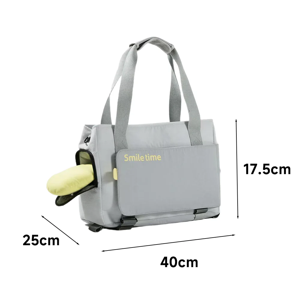 SMILE TIME Ergonomic Head-Out Pet Carrier 40x25x17.5cm - Image 6