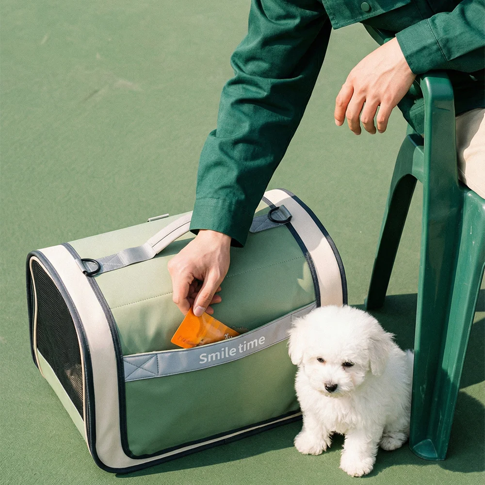 SMILE TIME Fresh-Core Interchangeable Pet Carrier 45.7x25.7x25.5cm - Image 6