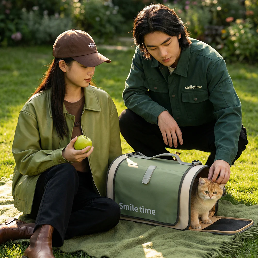 SMILE TIME Fresh-Core Interchangeable Pet Carrier 45.7x25.7x25.5cm - Image 9