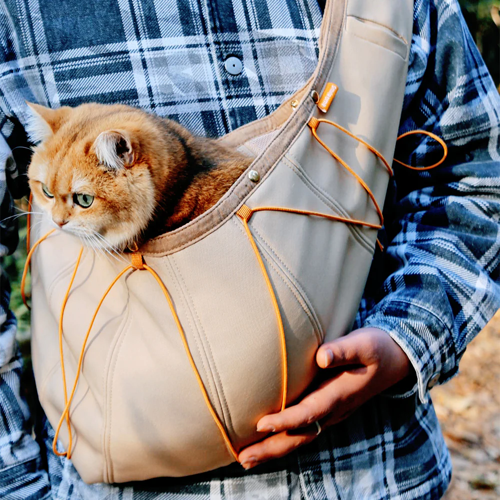 SMILE TIME Pet Carrier Sling  Front Carry Crossbody Bag 80x29cm - Image 10