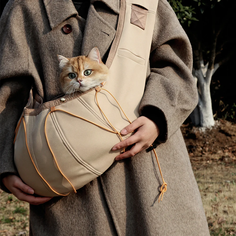 SMILE TIME Pet Carrier Sling  Front Carry Crossbody Bag 80x29cm - Image 9