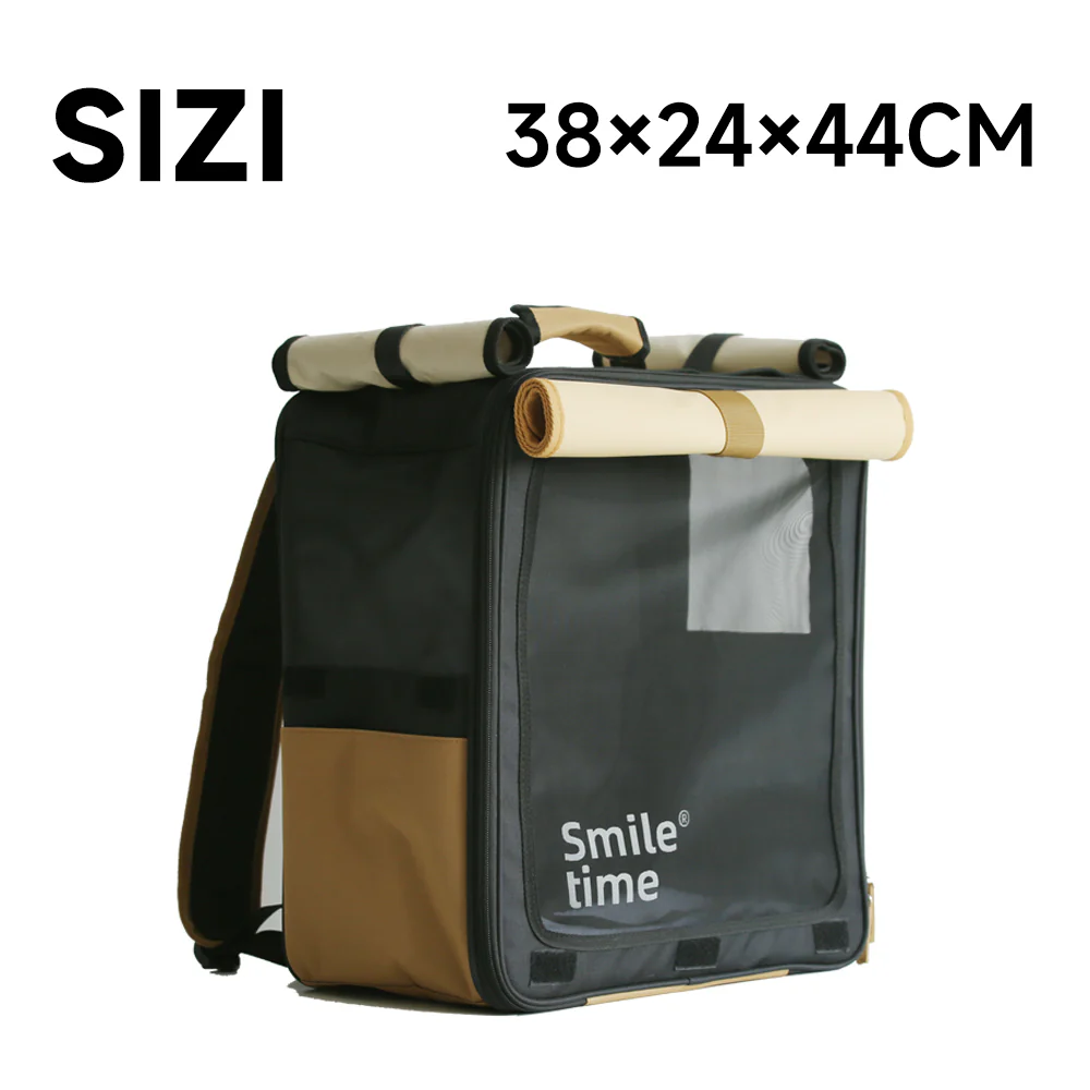 SMILE TIME Privacy Pro Tri-Shade Pet Travel Carrier 38x24x44cm - Image 4