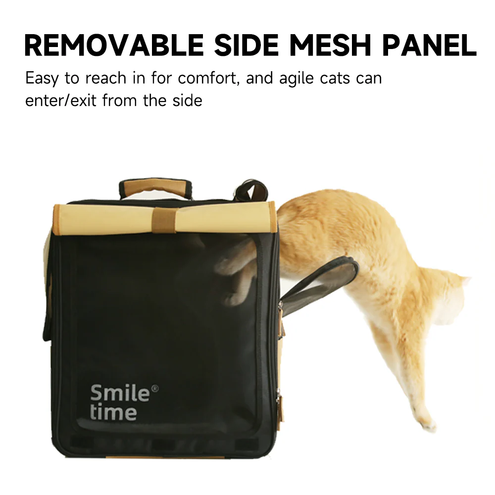 SMILE TIME Privacy Pro Tri-Shade Pet Travel Carrier 38x24x44cm - Image 5