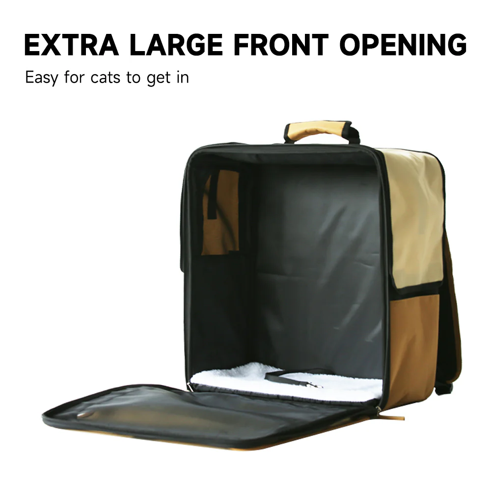 SMILE TIME Privacy Pro Tri-Shade Pet Travel Carrier 38x24x44cm - Image 6