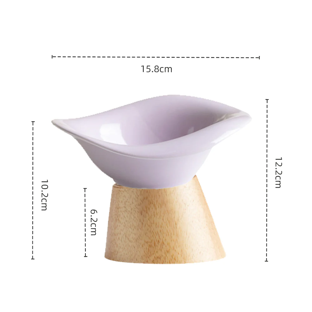 Split Ceramic Pet Slanted High Bowl - 250ml - Image 5