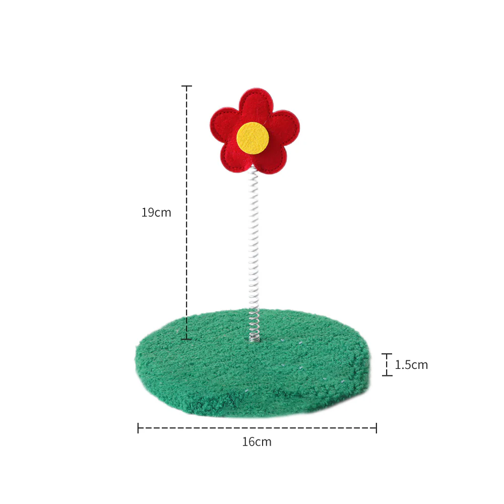 Spring Sword Sisal Ball Durable Cat Scratching Board - Green - Image 2