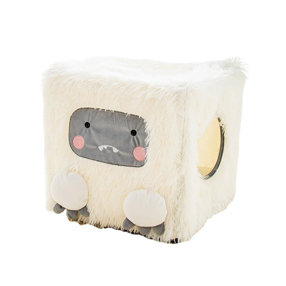 Square Detachable And Washable Plush Pet Nest