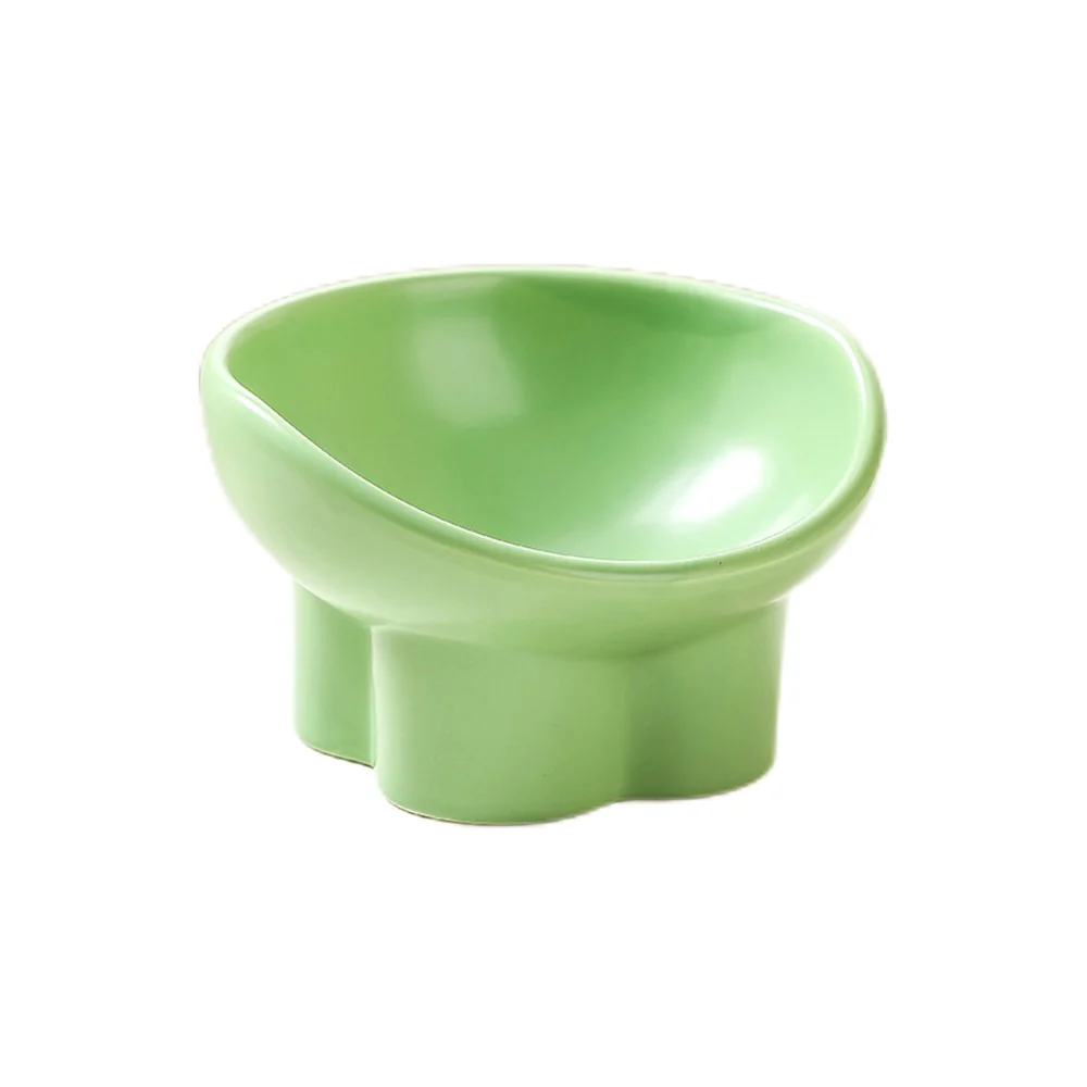 Standing Beveled Ceramic Pet Bowl 250ml - Image 2