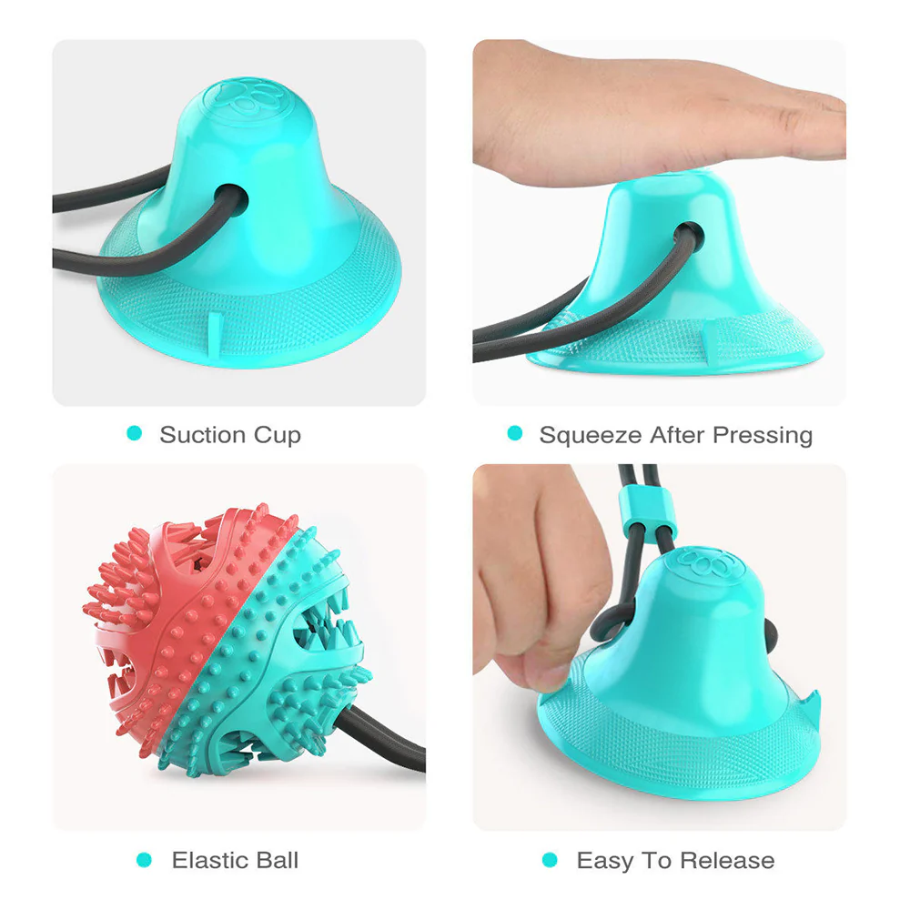 Strong Suction & Durable Dispensing Interactive Dog Toy 1Pcs Random - Image 10