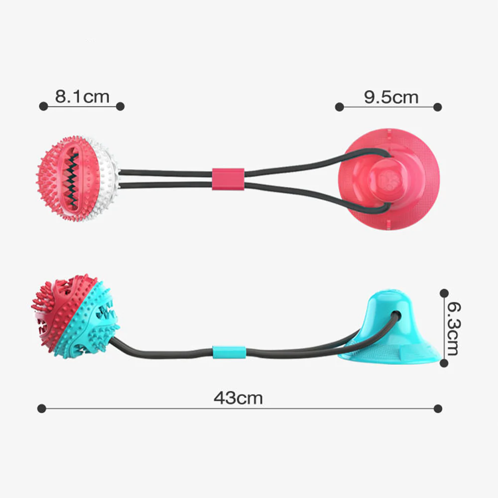 Strong Suction & Durable Dispensing Interactive Dog Toy 1Pcs Random - Image 4