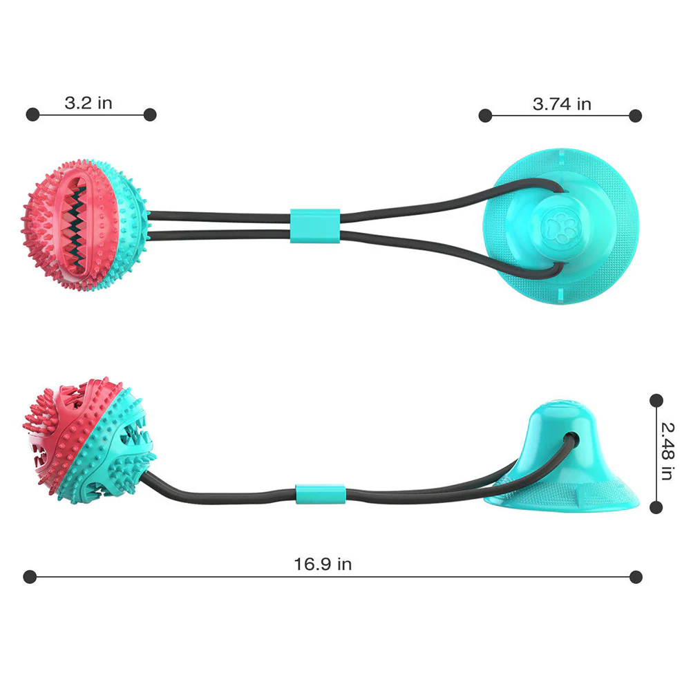 Strong Suction & Durable Dispensing Interactive Dog Toy 1Pcs Random - Image 5