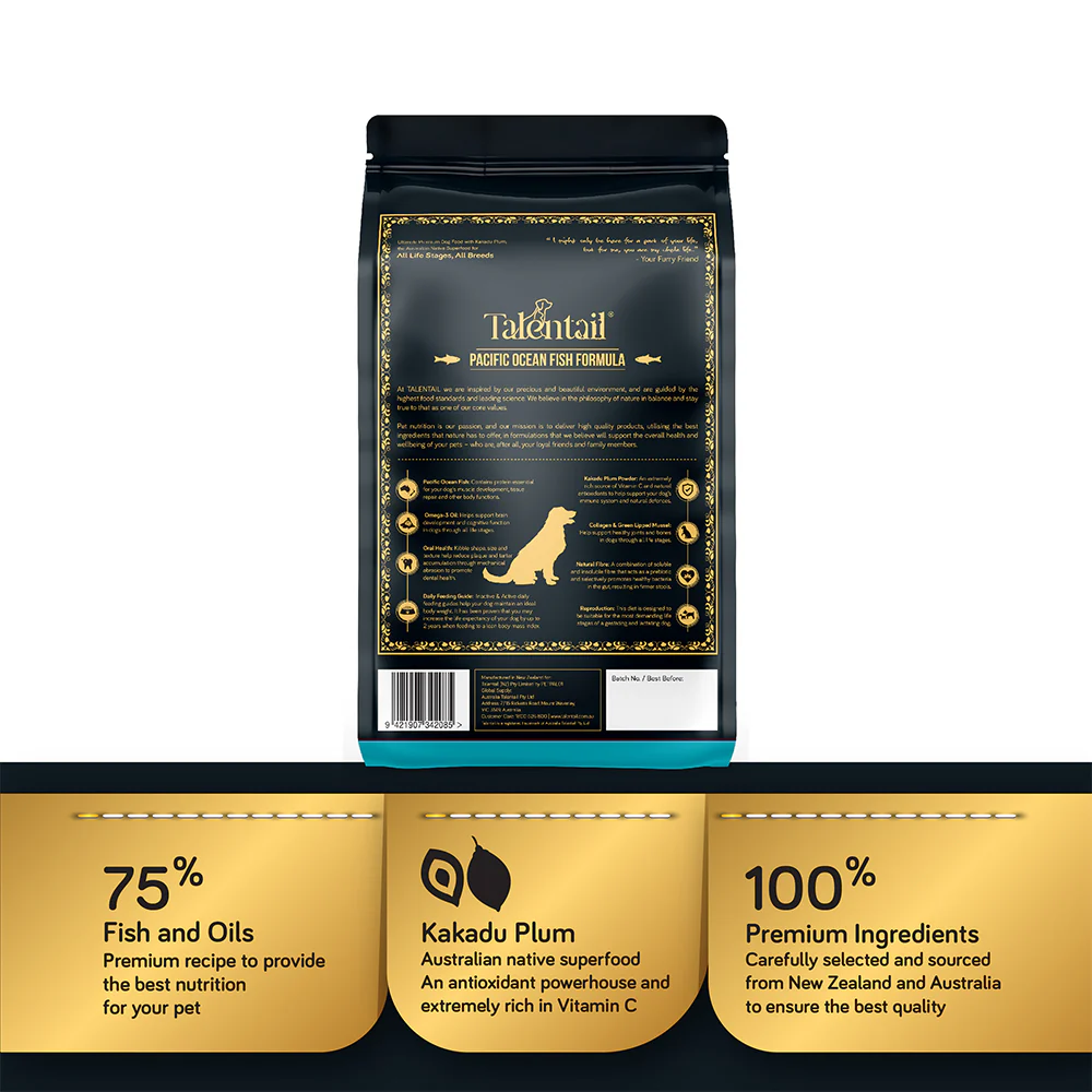 TALENTAIL Ultimate Pacific Ocean Fish Dog Food for All Life Stages - Image 3