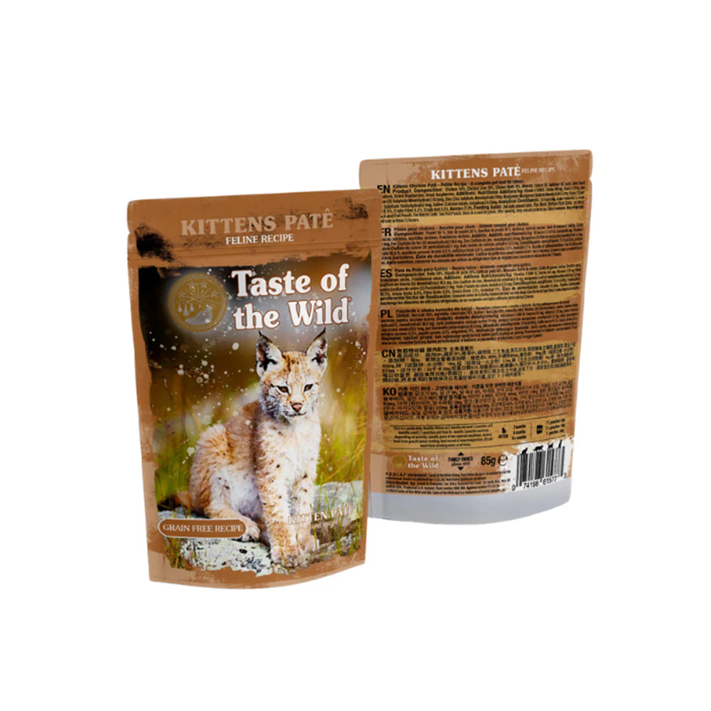 TASTE OF THE WILD Kitten Chicken Pate Pouch Wet Cat Food - Image 2