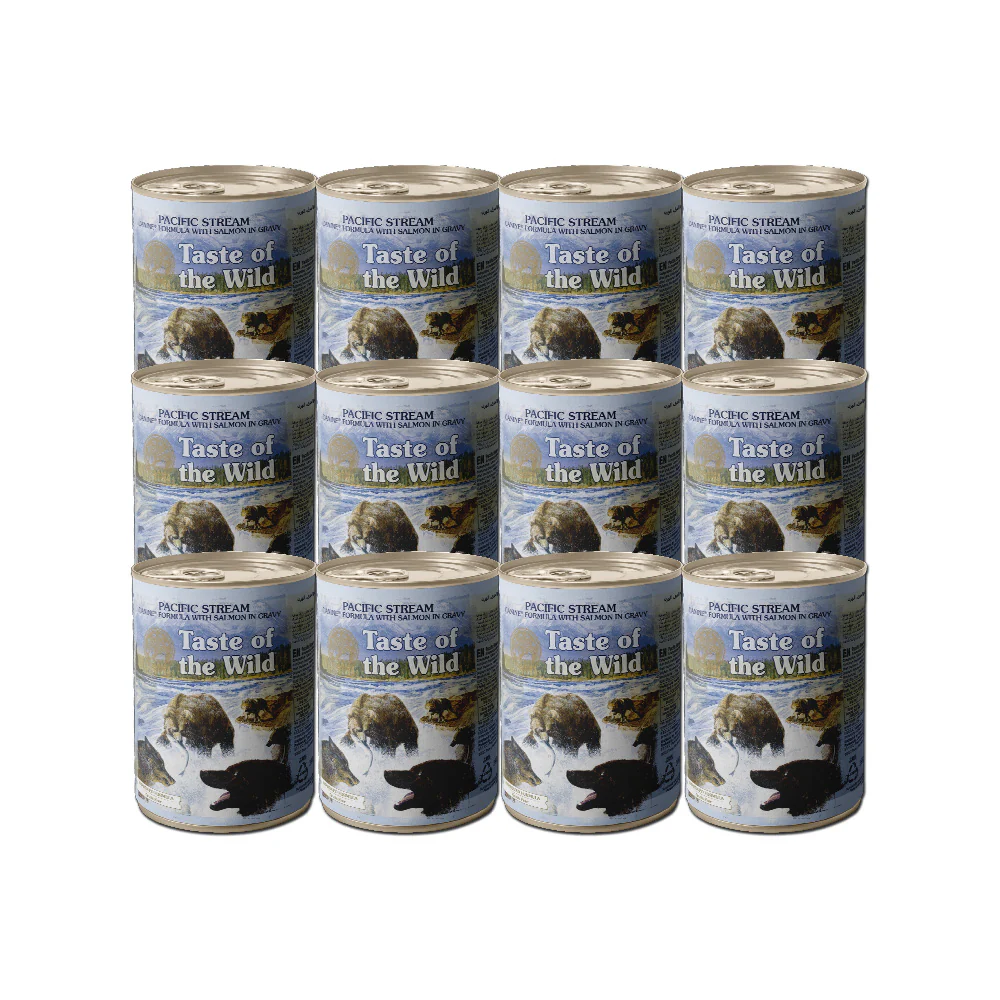 TASTE OF THE WILD Pacific Stream Canine Salmon In Gravy Wet Dog Food - Image 2