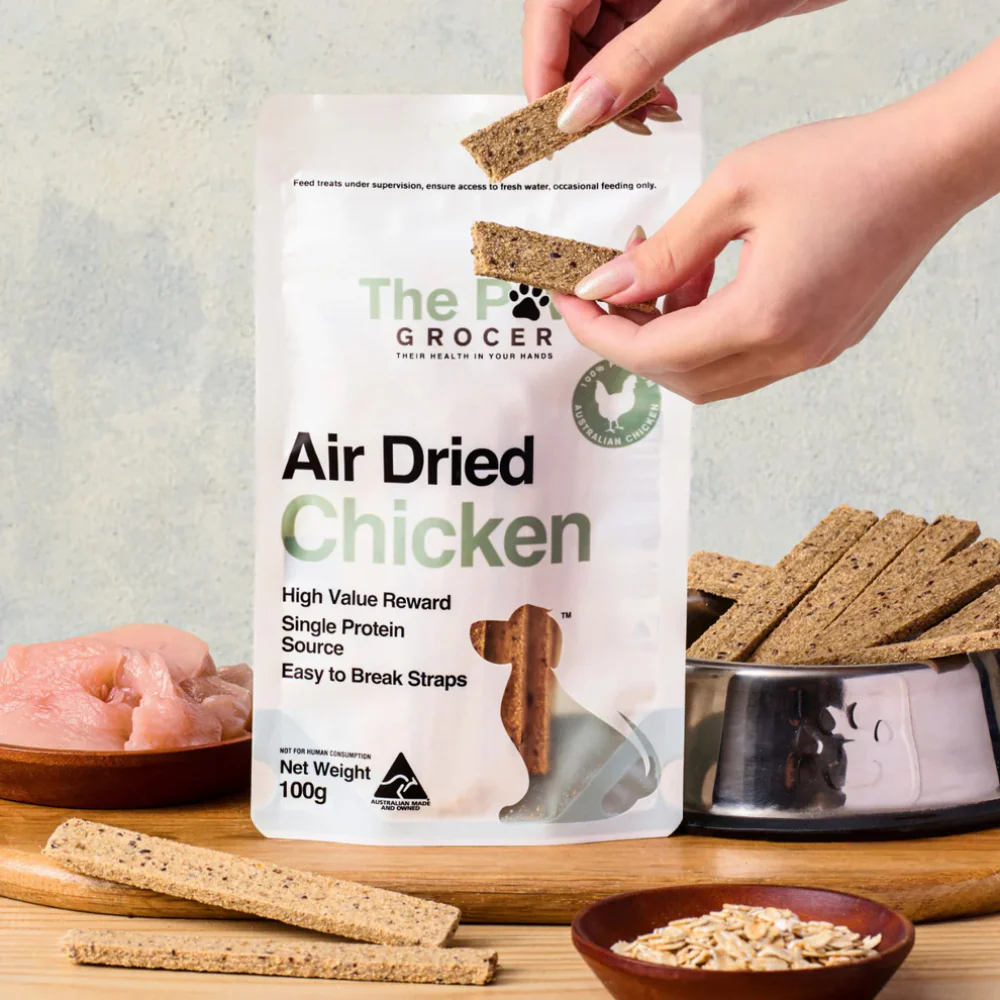THE PAW GROCER Air Dried Chicken Straps Dog Treats 100g - Image 6