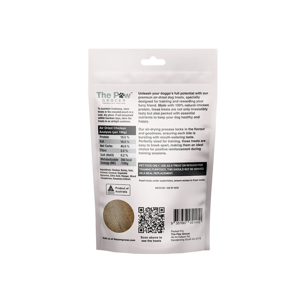 THE PAW GROCER Air Dried Chicken Straps Dog Treats 100g - Image 7