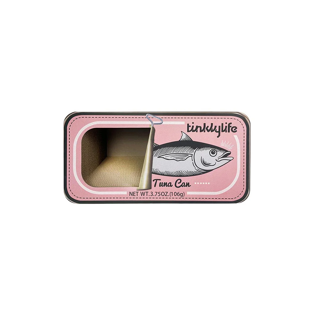 TINKLY LIFE Pink Tuna Can Cat Scratcher ZSIC1876