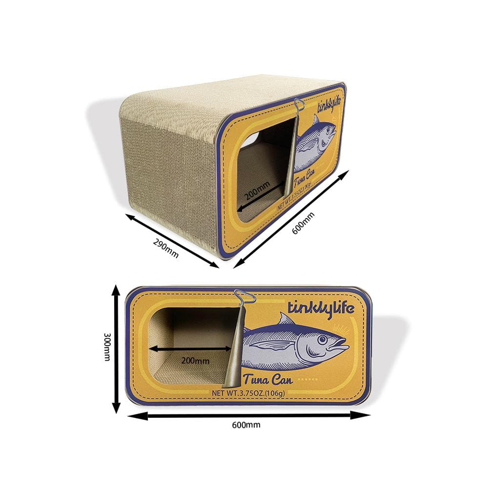 TINKLY LIFE Yellow Tuna Cat Scratcher - Image 4