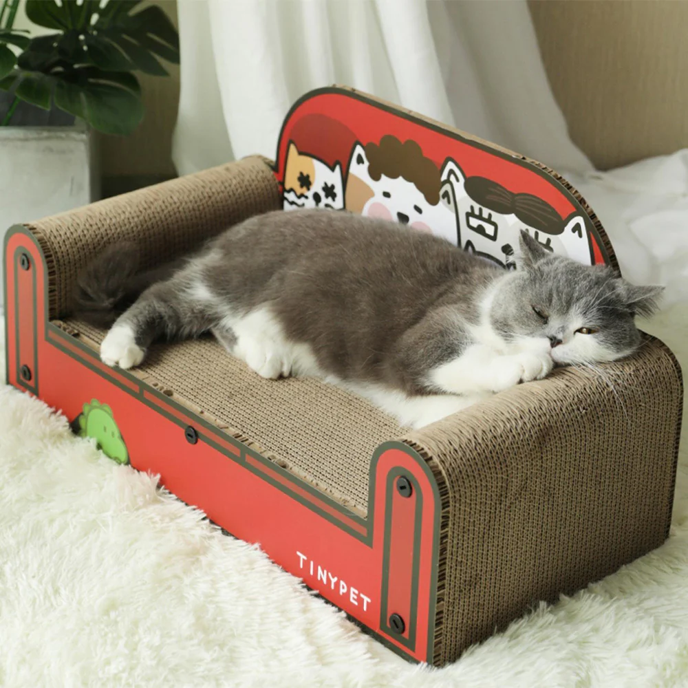 TINYPET Happy Family Sofa Cat Scratcher - Image 3