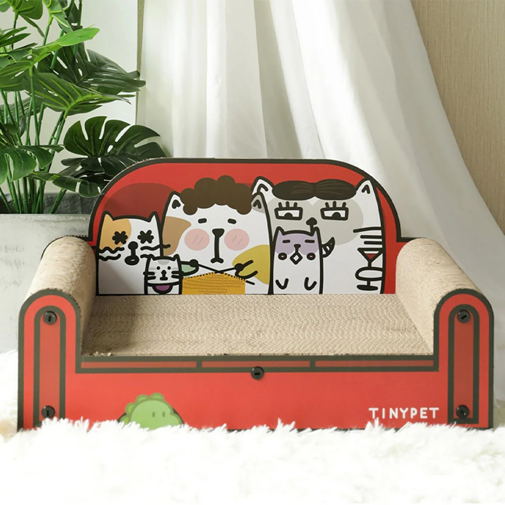 TINYPET Happy Family Sofa Cat Scratcher - Image 4