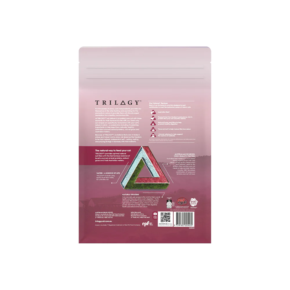 TRILOGY Australian Beef & Freeze Dried Lamb Adult Dry Cat Food - Image 3