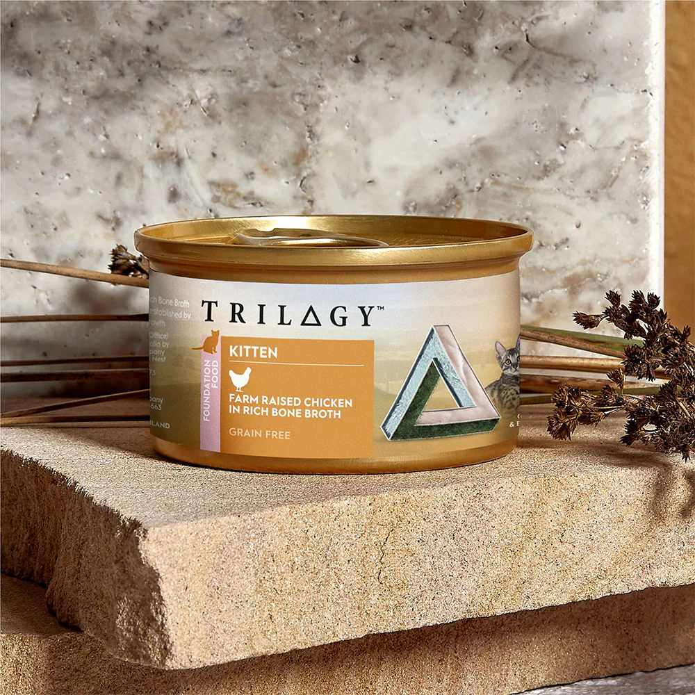 TRILOGY Farm Raised Chicken in Bone Broth Kitten Canned Cat Food - Image 5
