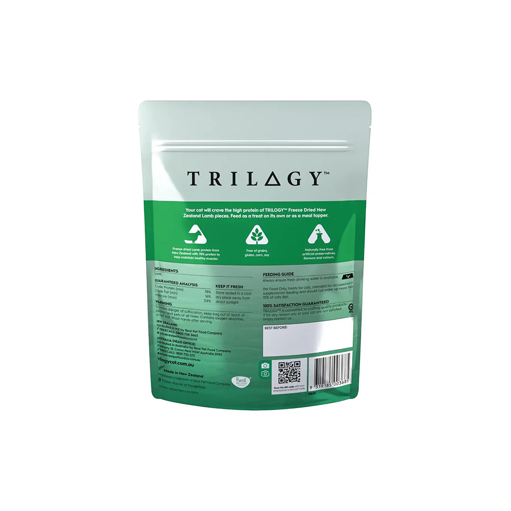 TRILOGY Freeze Dried Lamb Cat Treats 50g - Image 2
