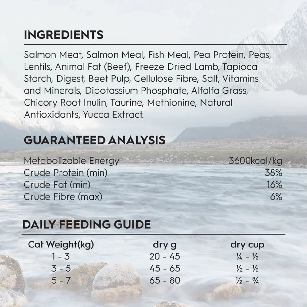 TRILOGY Australian Salmon & Freeze Dried Lamb Adult Dry Cat Food - Image 6