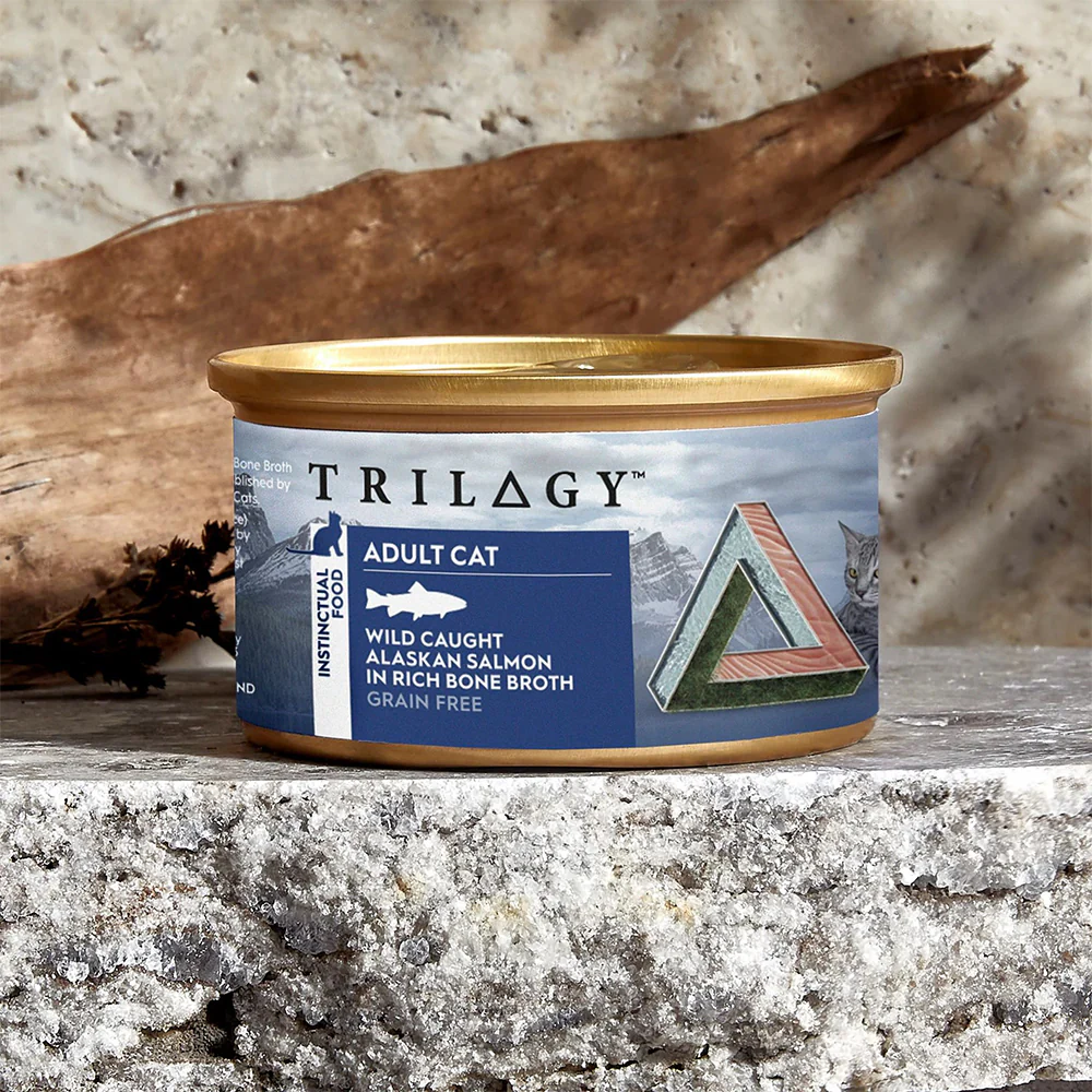 TRILOGY Wild Caught Salmon in Bone Broth Adult Canned Cat Food - Image 3