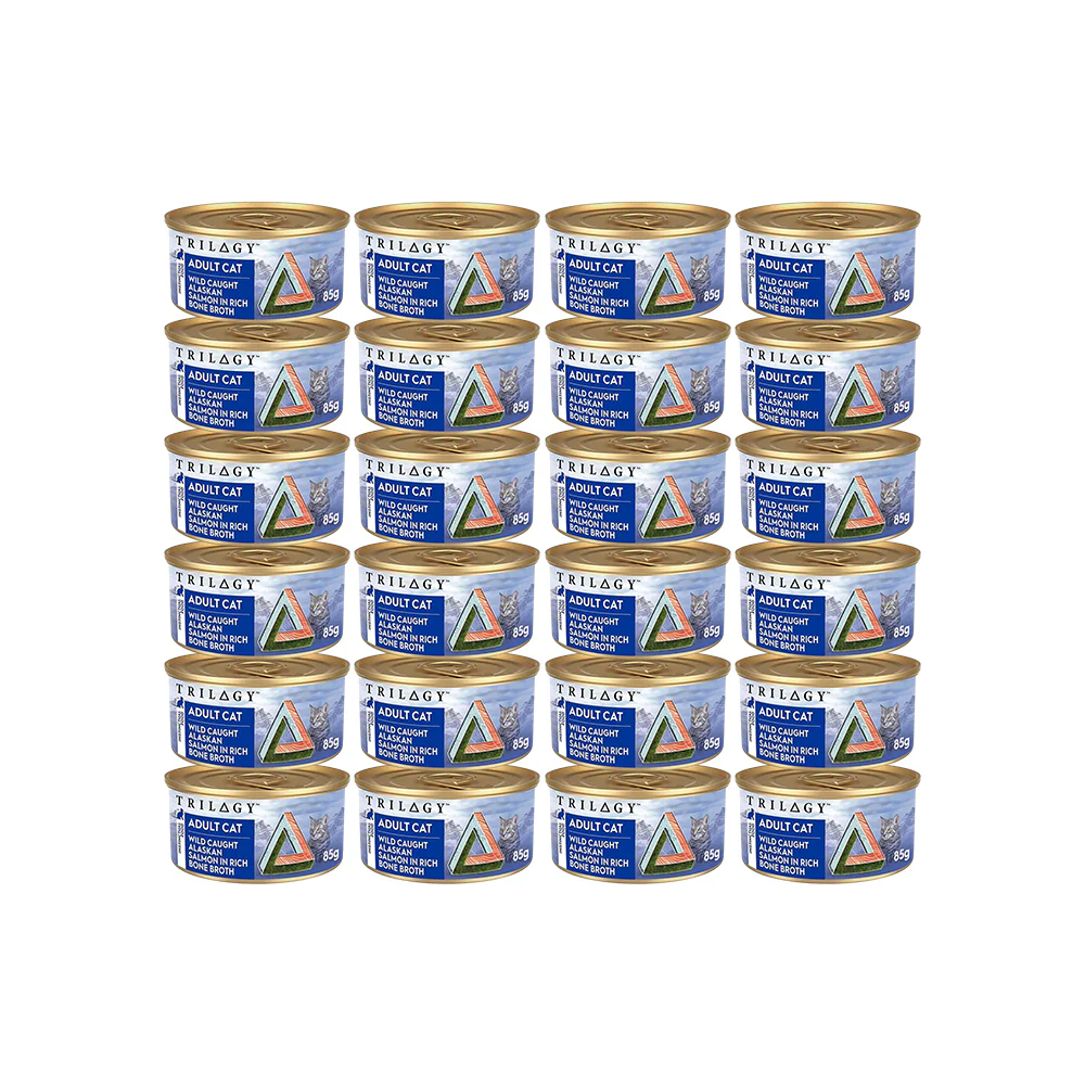 TRILOGY Wild Caught Salmon in Bone Broth Adult Canned Cat Food - Image 7