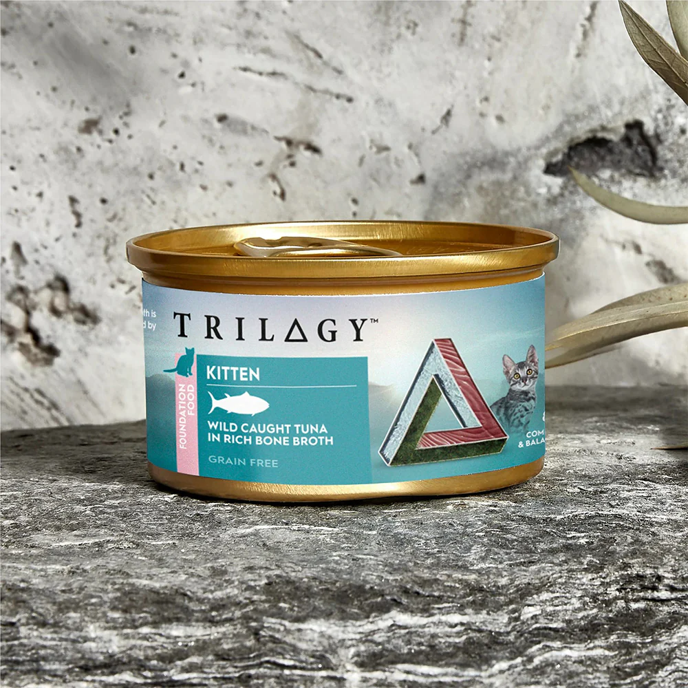 TRILOGY Wild Caught Tuna in Bone Broth Kitten Canned Cat Food - Image 3