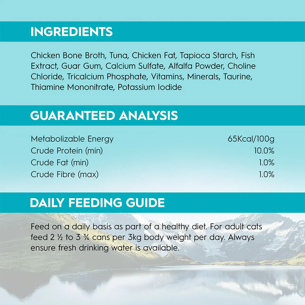 TRILOGY Wild Caught Tuna in Bone Broth Kitten Canned Cat Food - Image 6
