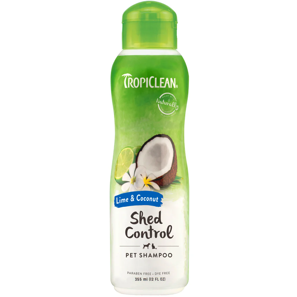TROPICLEAN Lime & Coconut Shed Control Shampoo For Cats & Dogs 355ml - Image 2