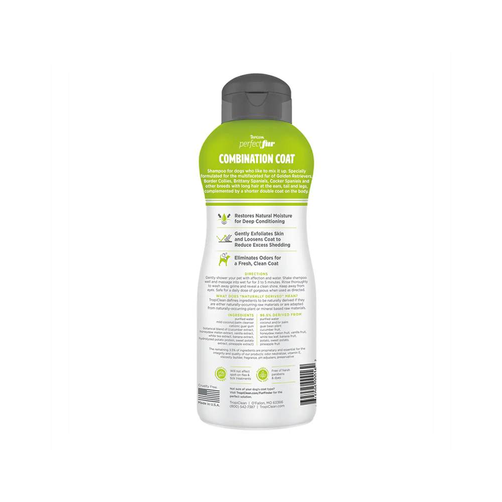 TROPICLEAN Perfect Fur Combination Coat Dog Shampoo 473ml - Image 7