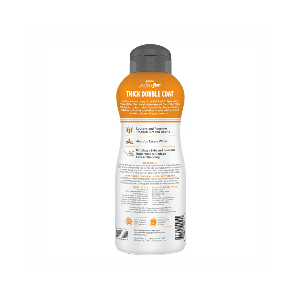 TROPICLEAN Perfect Fur Thick Double Coat Shampoo for Dogs 473ml - Image 8
