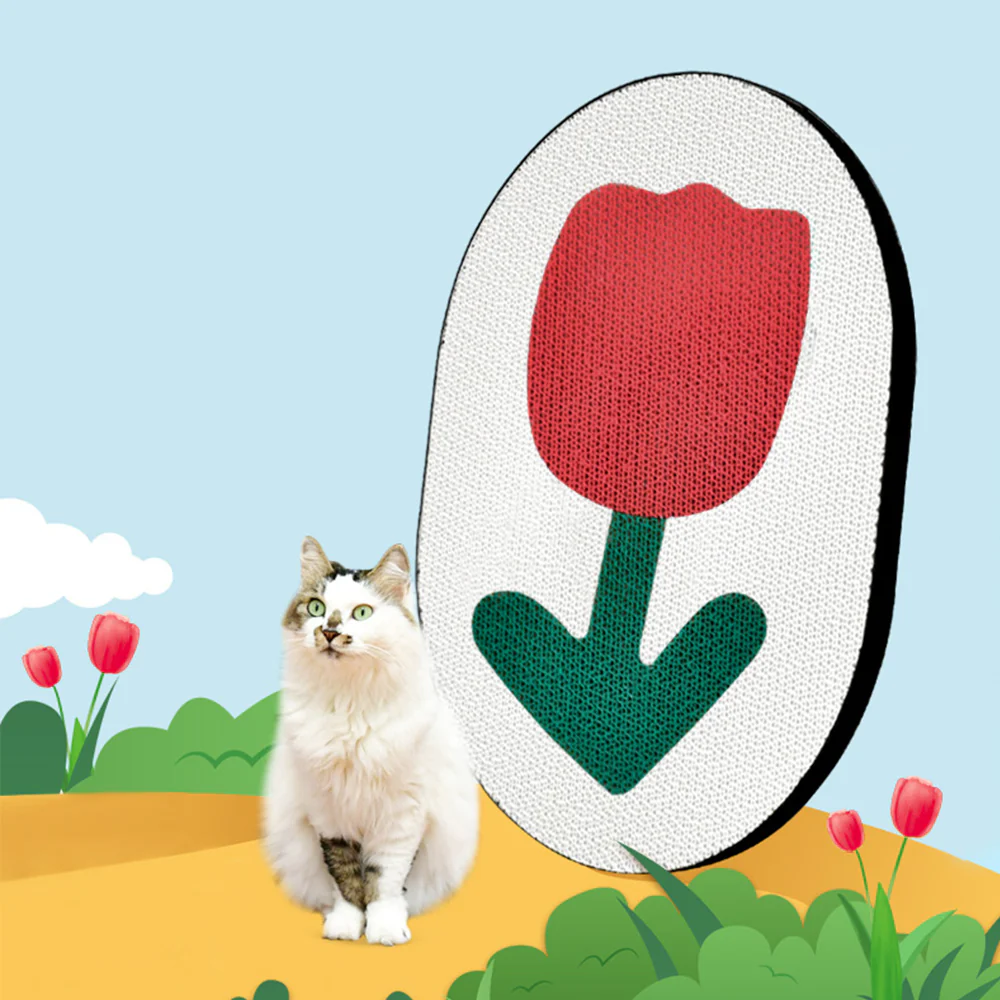 Tulip Wall Sticker Cat Scratching Board - Image 3