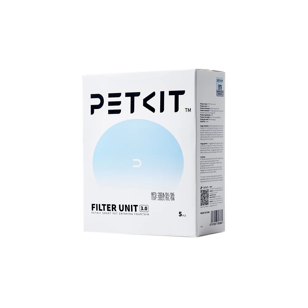 【2x5pcs】PETKIT Replacement Filter 3.0 for Eversweet Solo, 2, 2S & 3 Drinking Fountain (5pcs) - Image 5