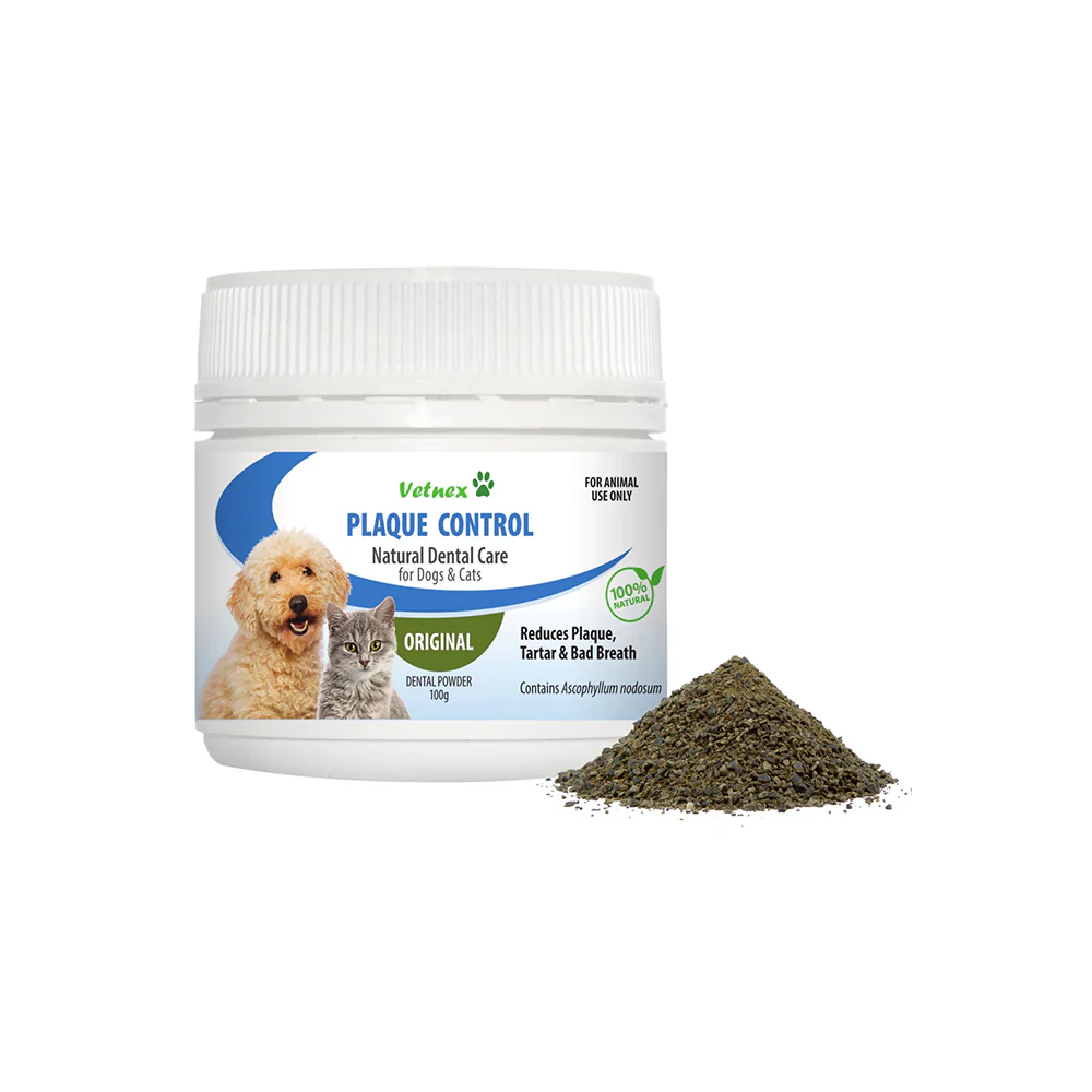 VETNEX Original Plaque Control Natural Dental Care Chews For Cats & Dogs 100g - Image 2