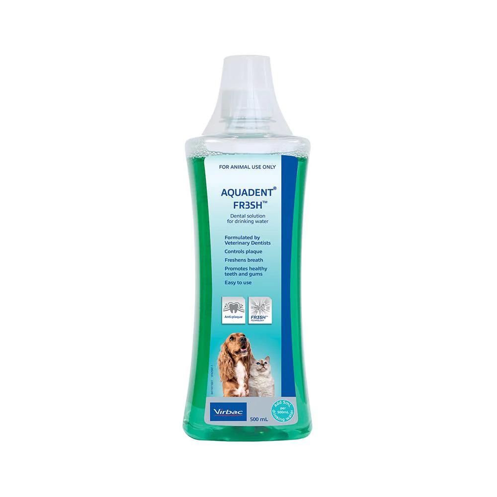 VIRBAC Aquadent Fresh Dental Health Water Additive For Dogs & Cats - Image 5