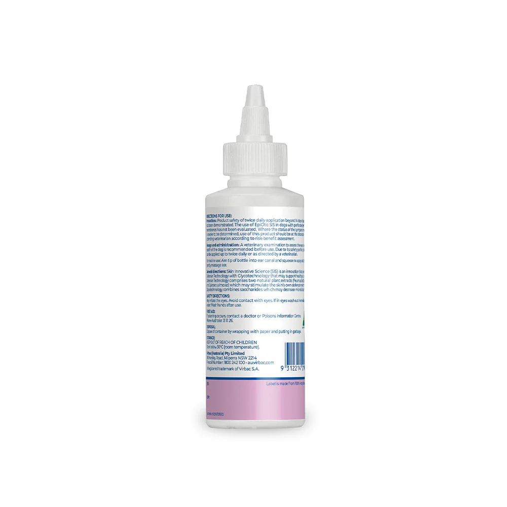 VIRBAC Epiotic SIS Dog Ear Cleanser 237ml - Image 2