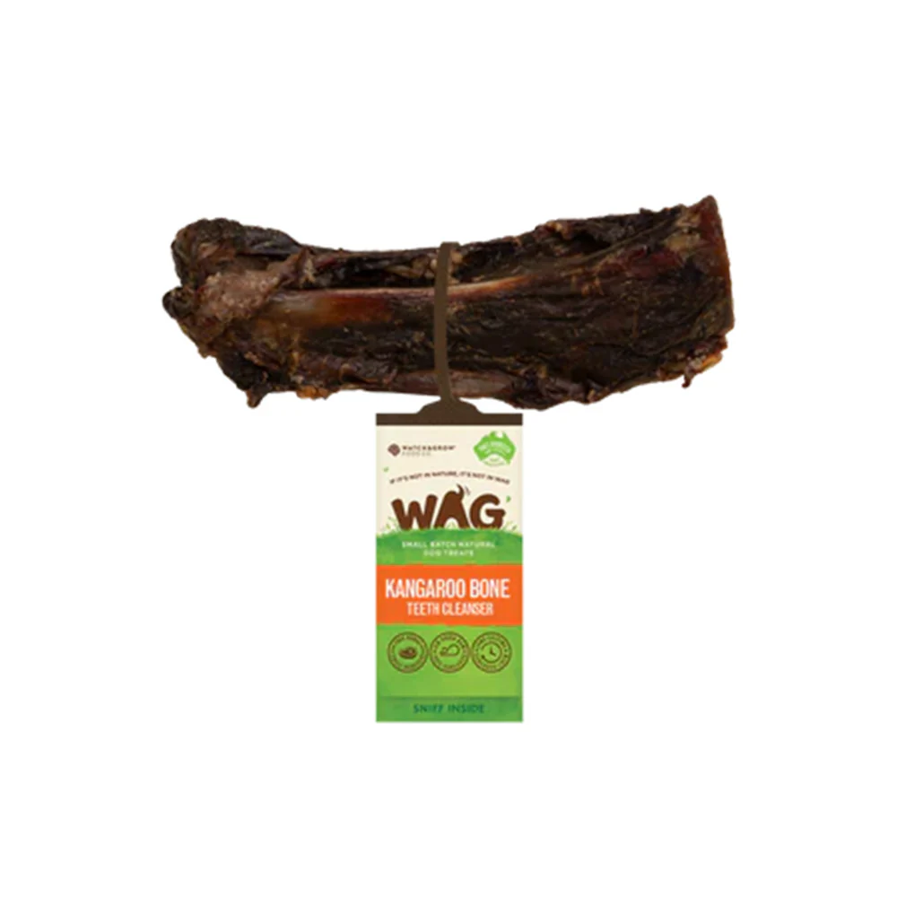 WAG Kangaroo Teeth Cleanser Bone Natural Dried Single Dog Treat - Image 4