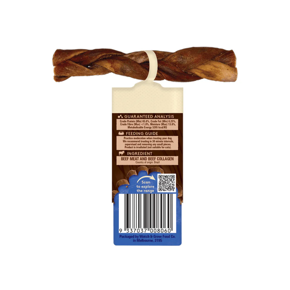WAG Collagen Stick Braided Regular Dog Treats 1Pc - Image 2
